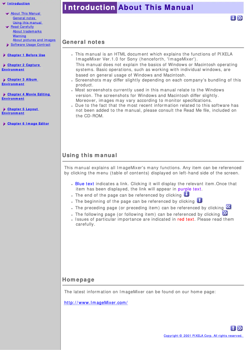 Imagen de la primera página del manual del dispositivo DCR-TRV140