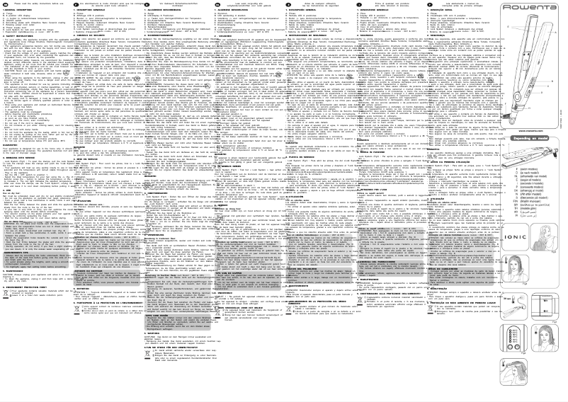 Imagen de la primera página del manual del dispositivo CF7322 Handy Wet and Dry Eilte