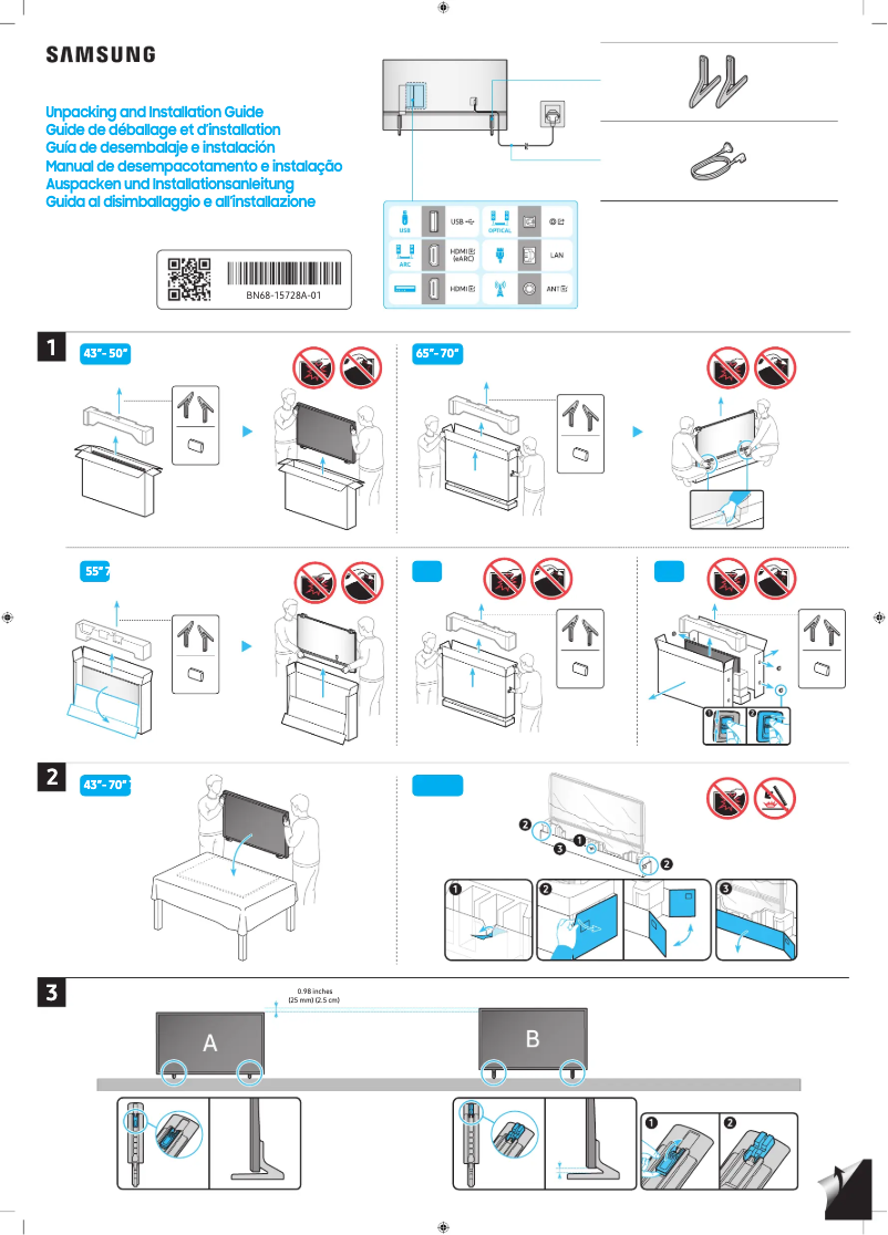 Página 1 del manual Manual de usuario Samsung QN65Q60CAG