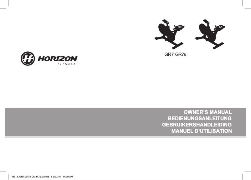 Imagen de la primera página del manual del dispositivo GR7