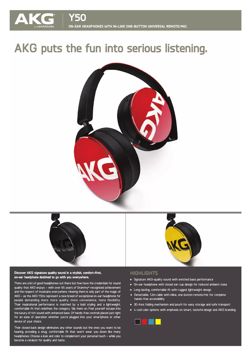 Imagen de la primera página del manual del dispositivo Y50