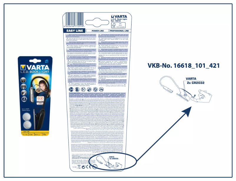 Página 1 del manual Manual de usuario Varta 16618101421