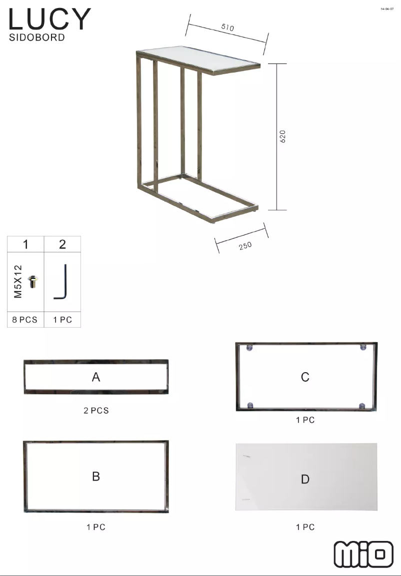 Imagen de la primera página del manual del dispositivo Lucy