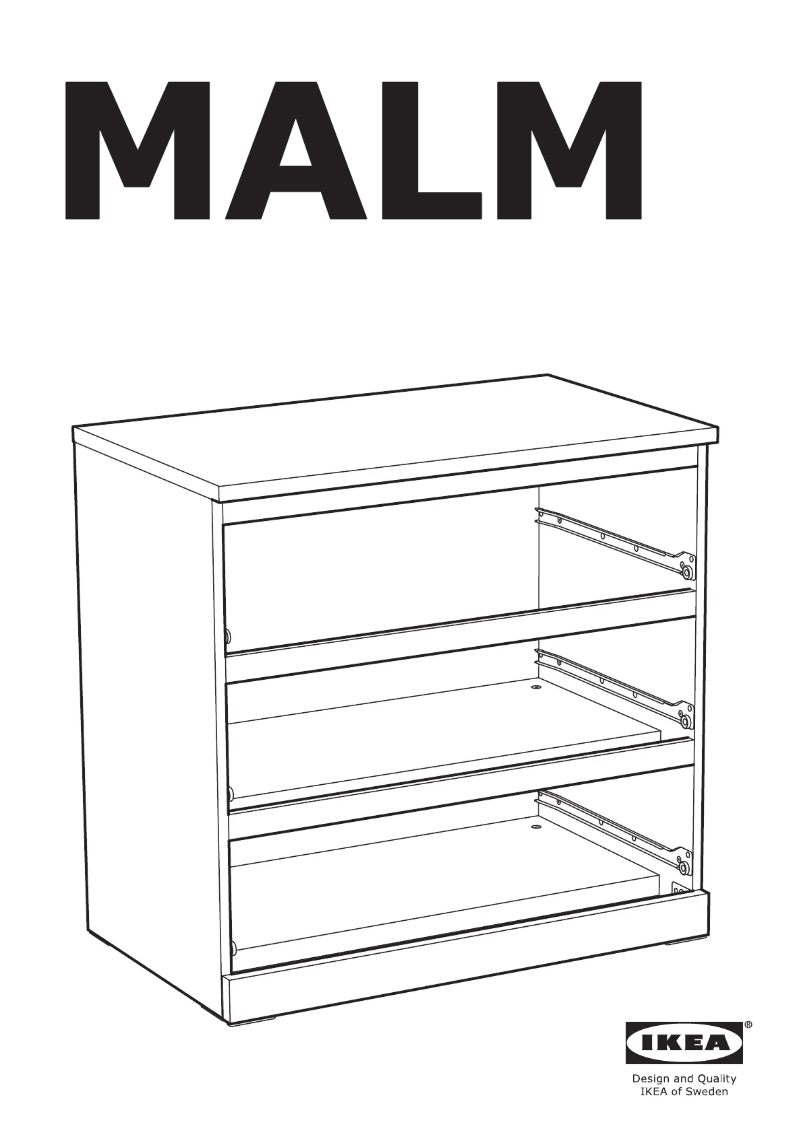 Página 1 del manual Manual de usuario Ikea MALM 204.035.57