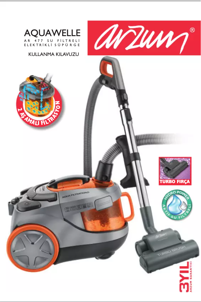 Página 1 del manual Manual de usuario Arzum Aquawelle AR 477