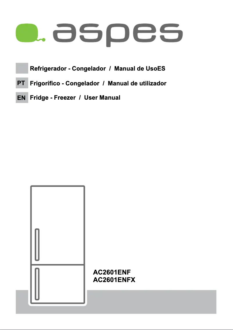 Imagen de la primera página del manual del dispositivo AC2601ENFX