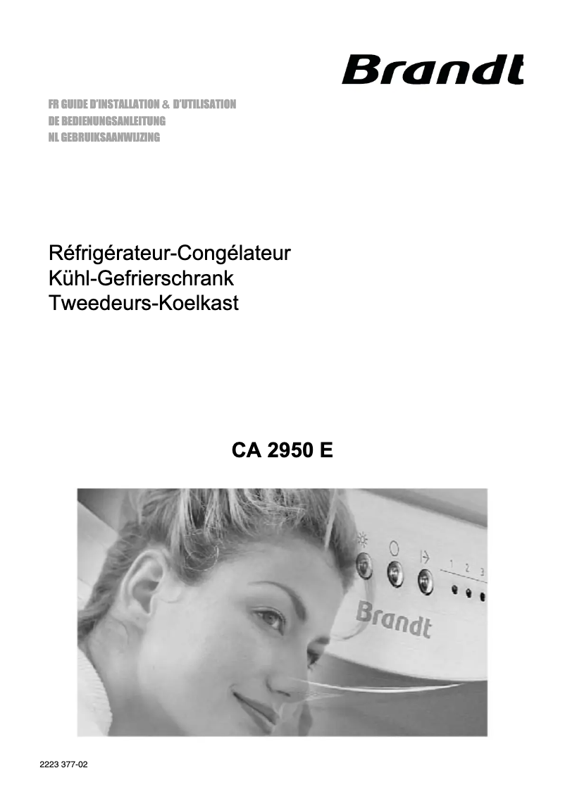 Imagen de la primera página del manual del dispositivo CA2950E