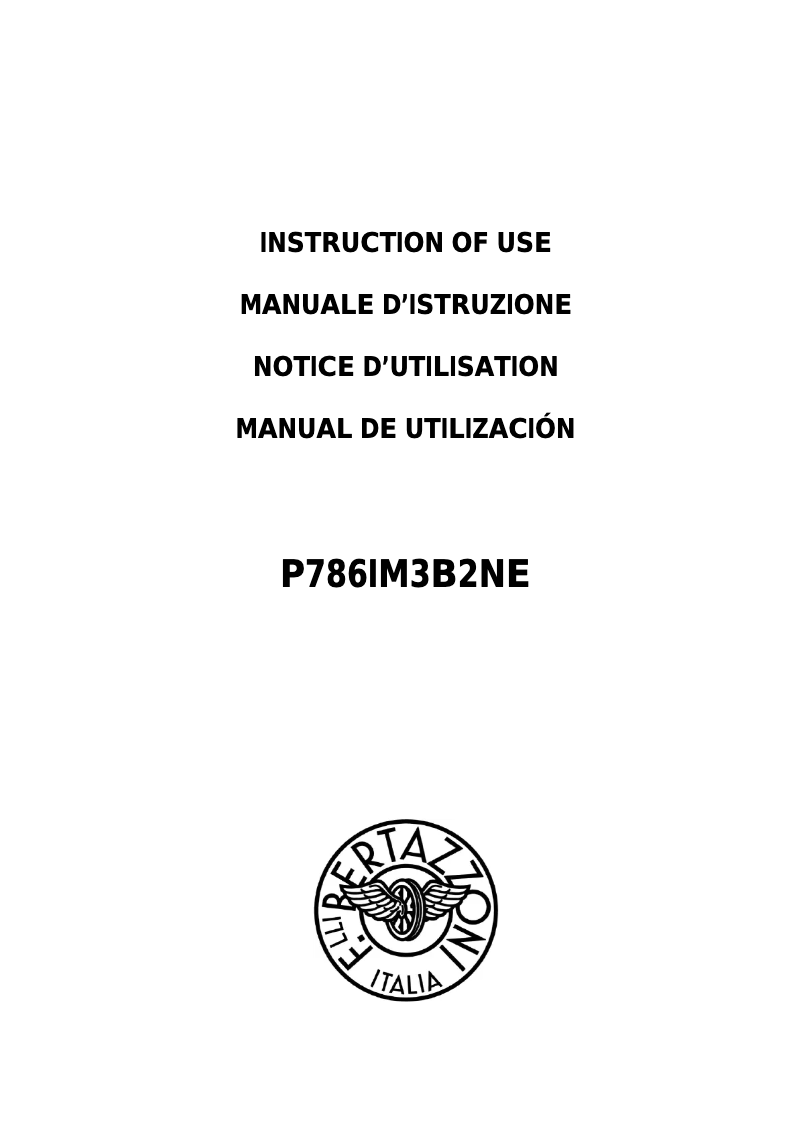 Imagen de la primera página del manual del dispositivo P604IM2B2NE-20