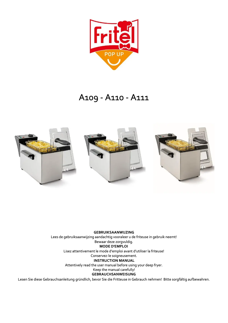 Página 1 del manual Manual de usuario Fritel A109