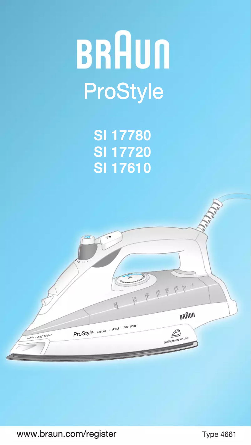 Página 1 del manual Manual de usuario Braun ProStyle SI 17610