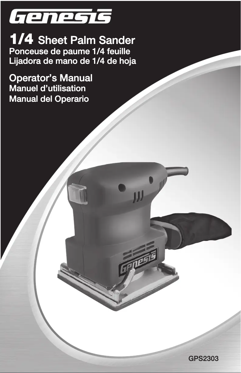 Imagen de la primera página del manual del dispositivo GPS2303