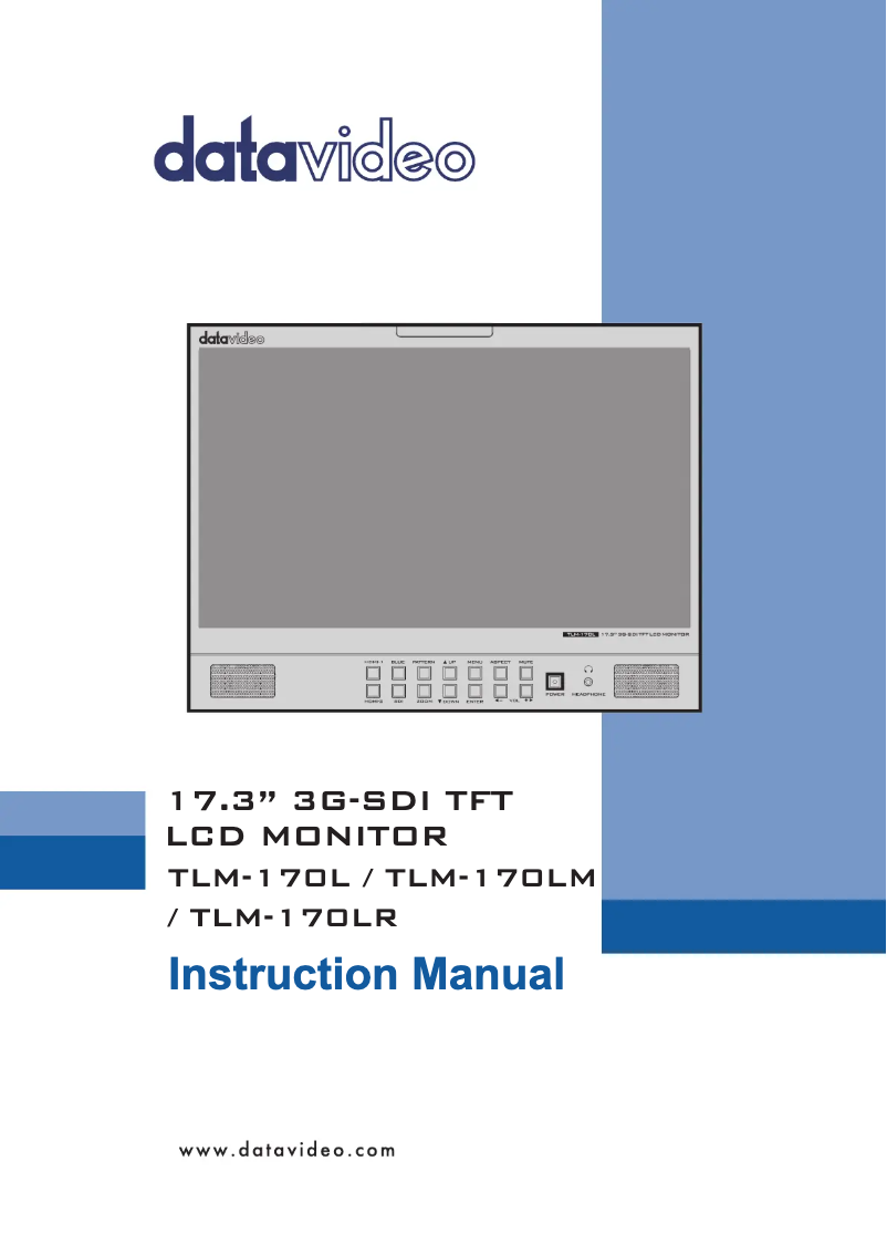 Página 1 del manual Manual de usuario DataVideo TLM-170LM
