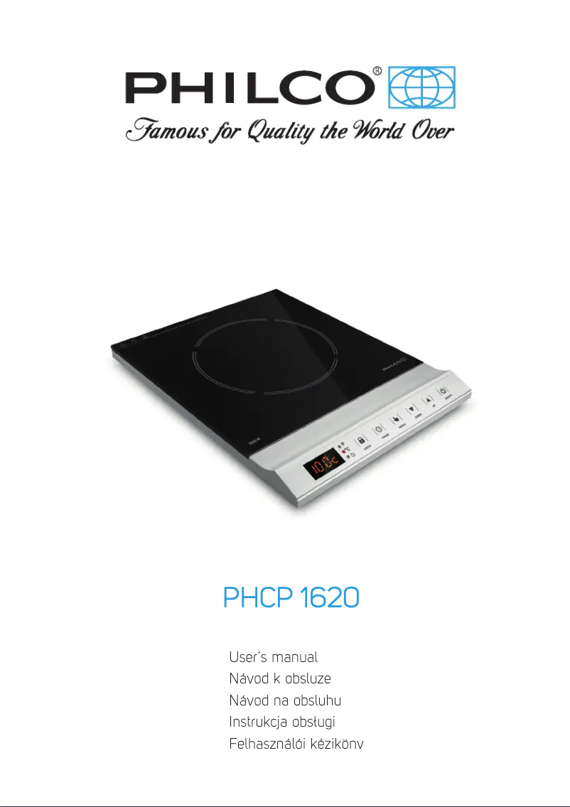 Imagen de la primera página del manual del dispositivo PHCP 1620