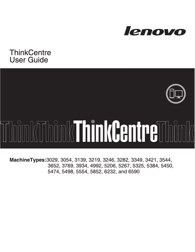 Imagen de la primera página del manual del dispositivo ThinkCentre M90