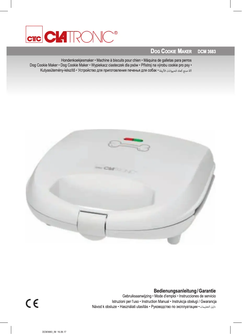 Página 1 del manual Manual de usuario Clatronic DCM 3683