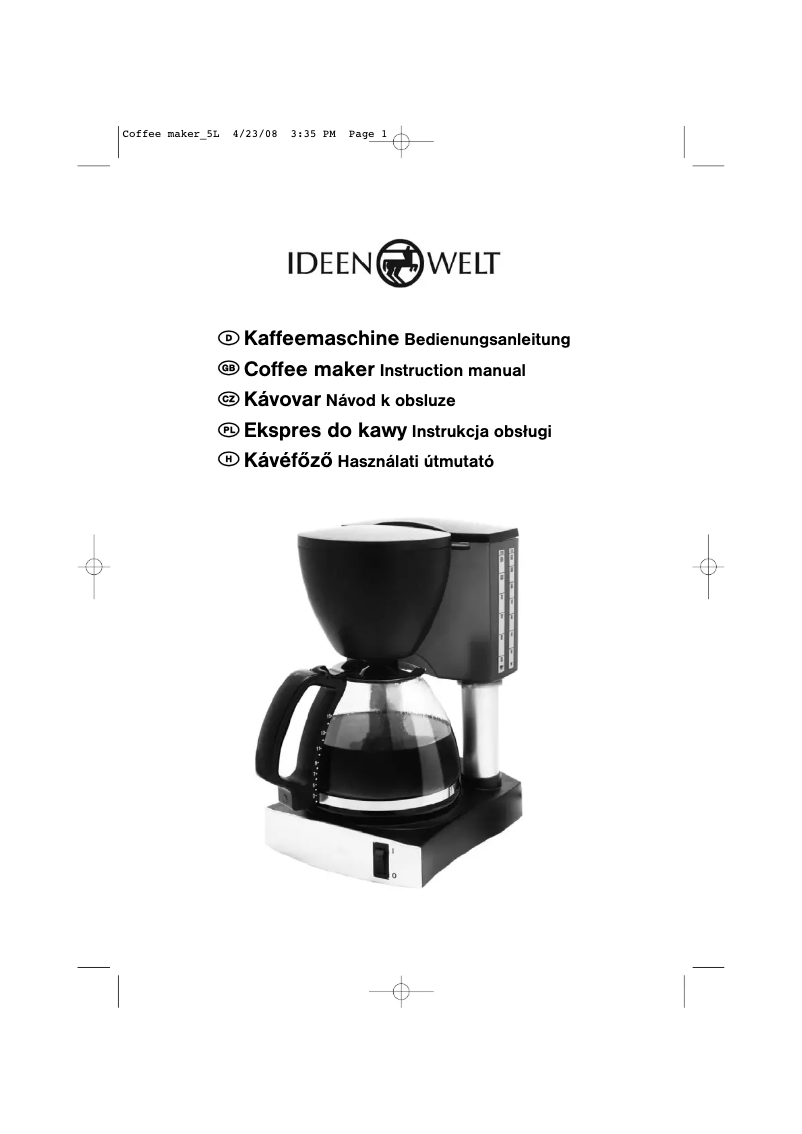 Imagen de la primera página del manual del dispositivo CM2221