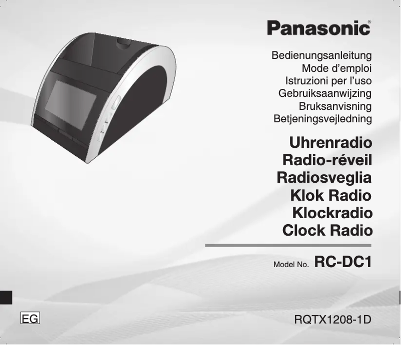 Imagen de la primera página del manual del dispositivo RC-DC1