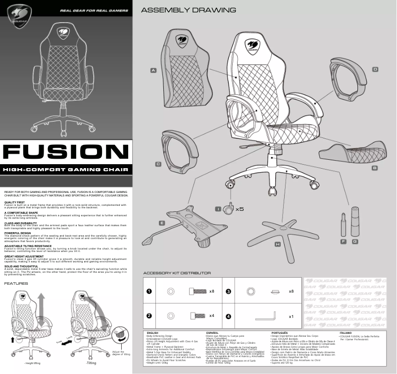 Imagen de la primera página del manual del dispositivo Fusion