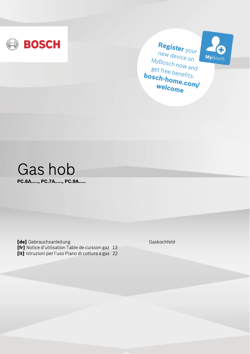 Imagen de la primera página del manual del dispositivo PCH6A5B95