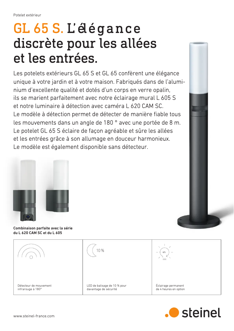 Página 1 del manual Folleto Steinel GL 65 S