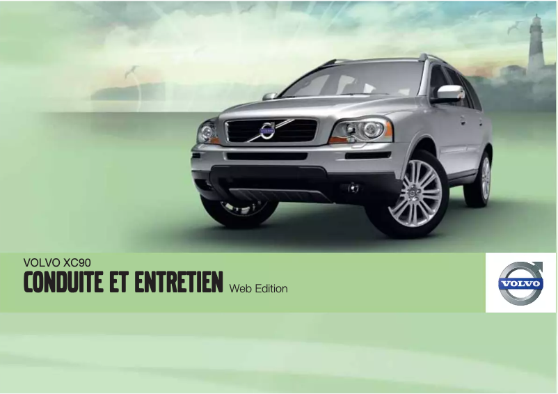 Imagen de la primera página del manual del dispositivo XC90 (2010)