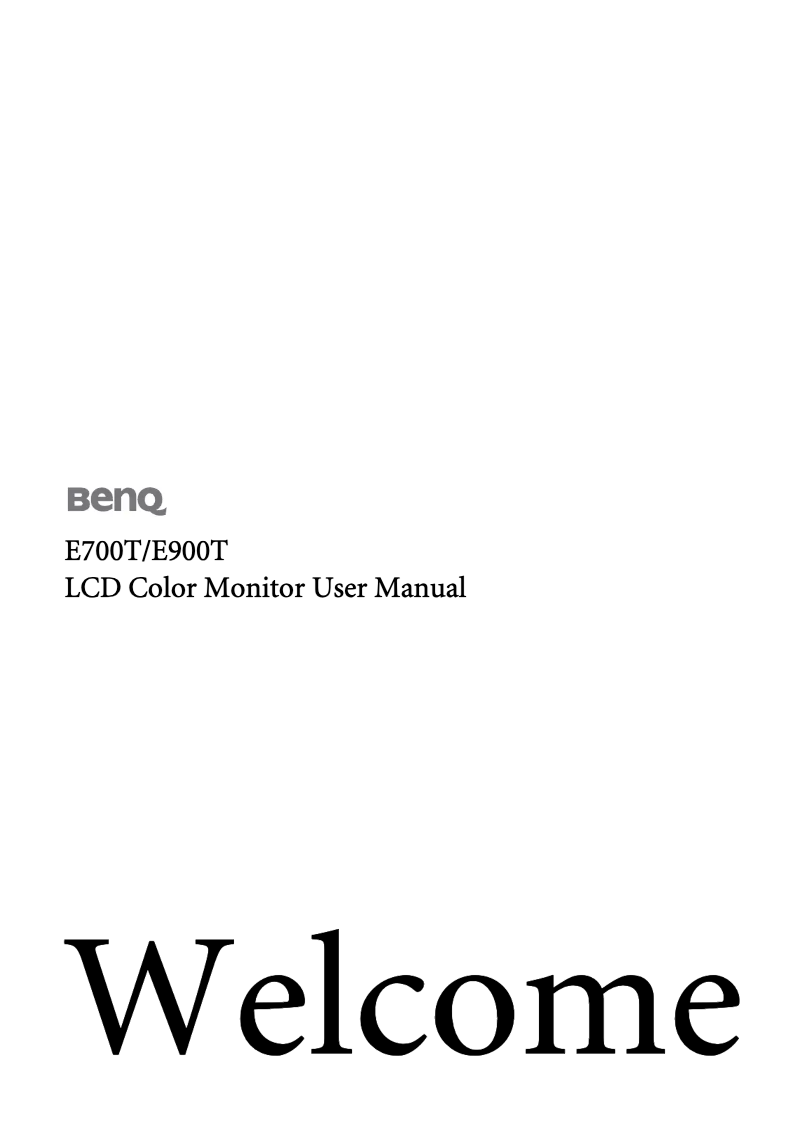 Imagen de la primera página del manual del dispositivo E700T