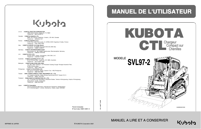 Imagen de la primera página del manual del dispositivo SVL97-2
