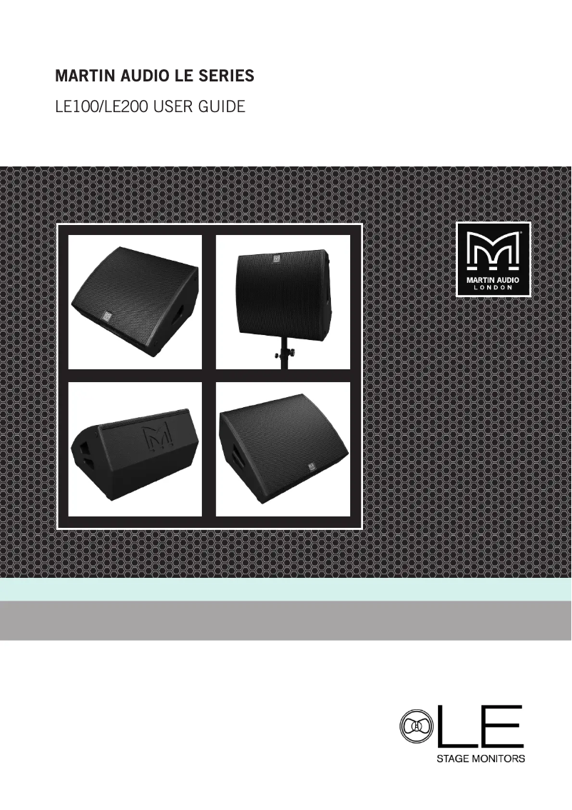 Imagen de la primera página del manual del dispositivo LE100