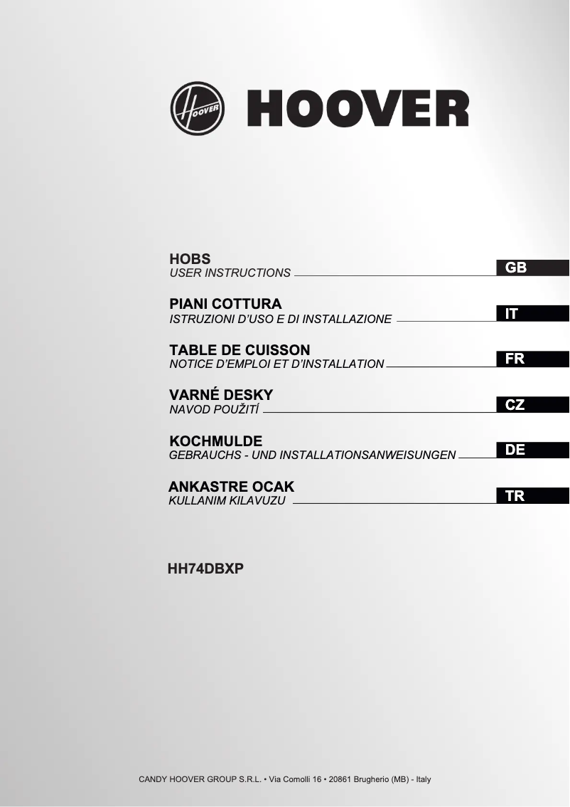 Imagen de la primera página del manual del dispositivo HH64EXFP