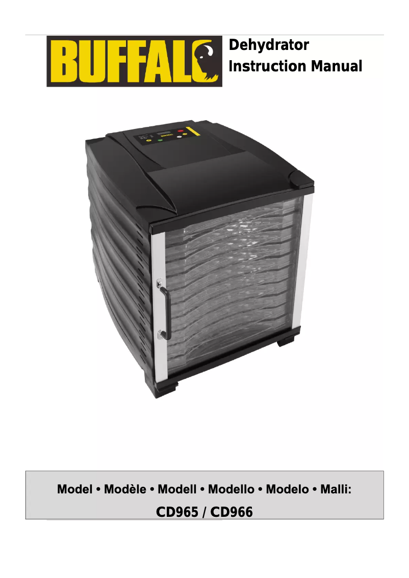 Página 1 del manual Manual de usuario Buffalo CD966