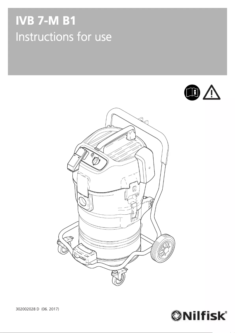 Imagen de la primera página del manual del dispositivo IVB 7-M B1