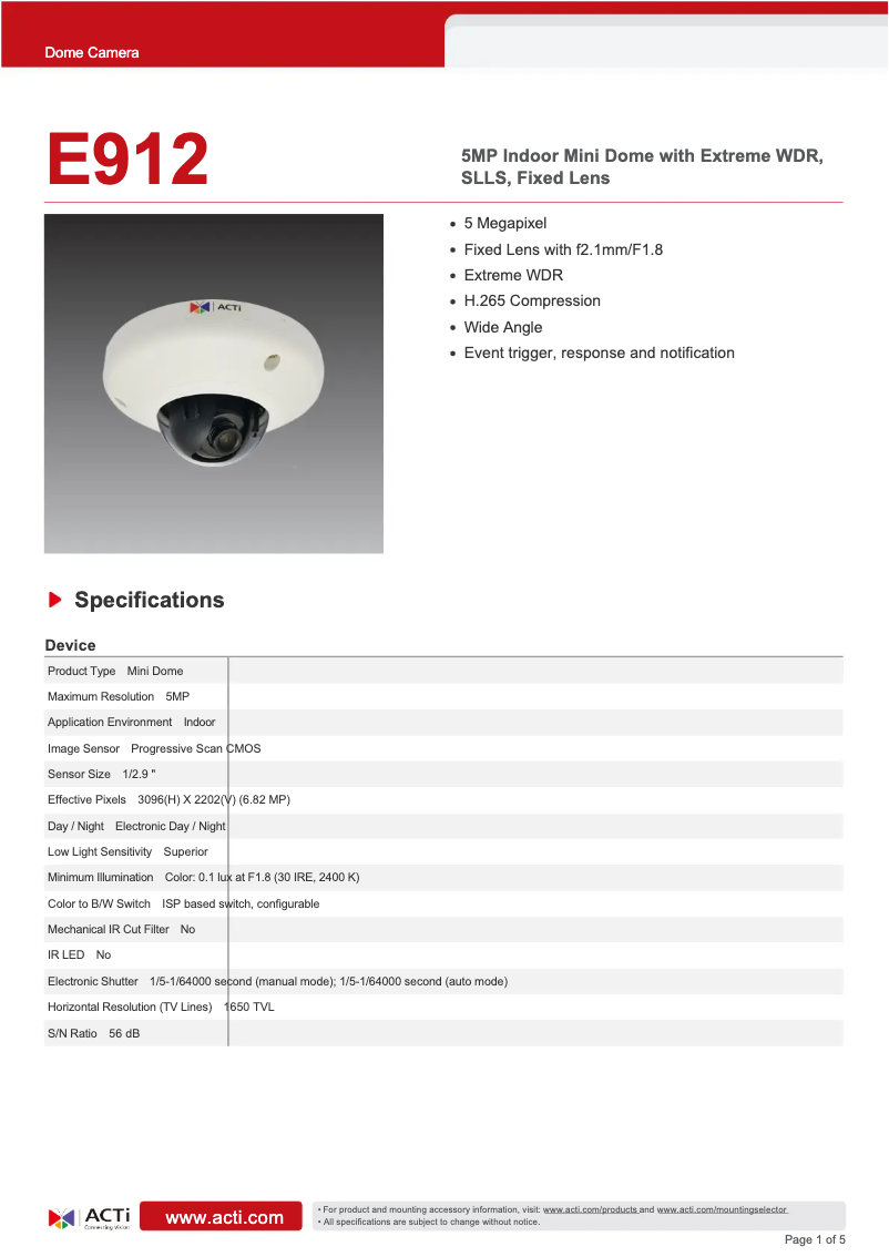 Imagen de la primera página del manual del dispositivo E912