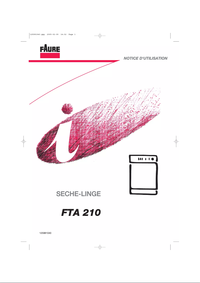 Página nº 1 - Manual de usuario Faure FTA210