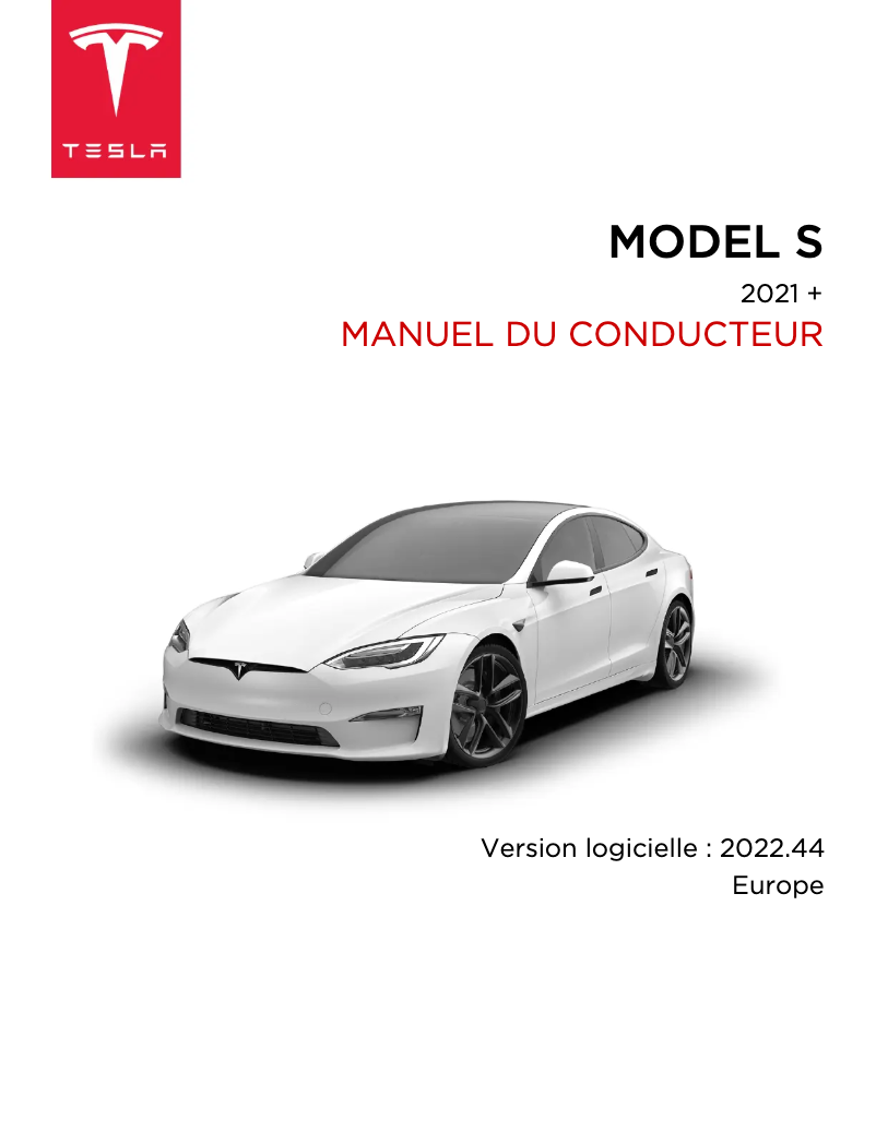Página 1 del manual Manual de usuario Tesla Model S (2022)
