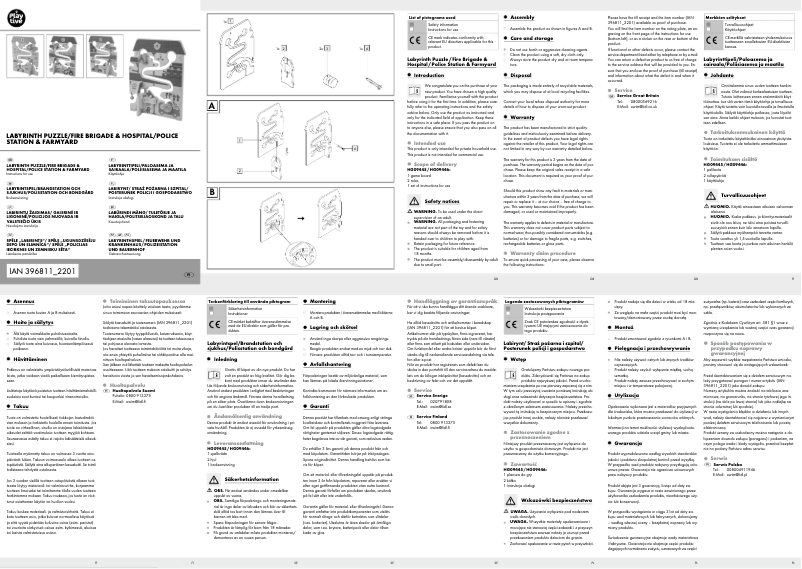 Imagen de la primera página del manual del dispositivo HG09445