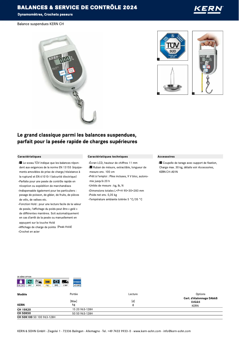 Imagen de la primera página del manual del dispositivo CH 50K50