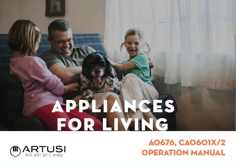 Imagen de la primera página del manual del dispositivo AO676