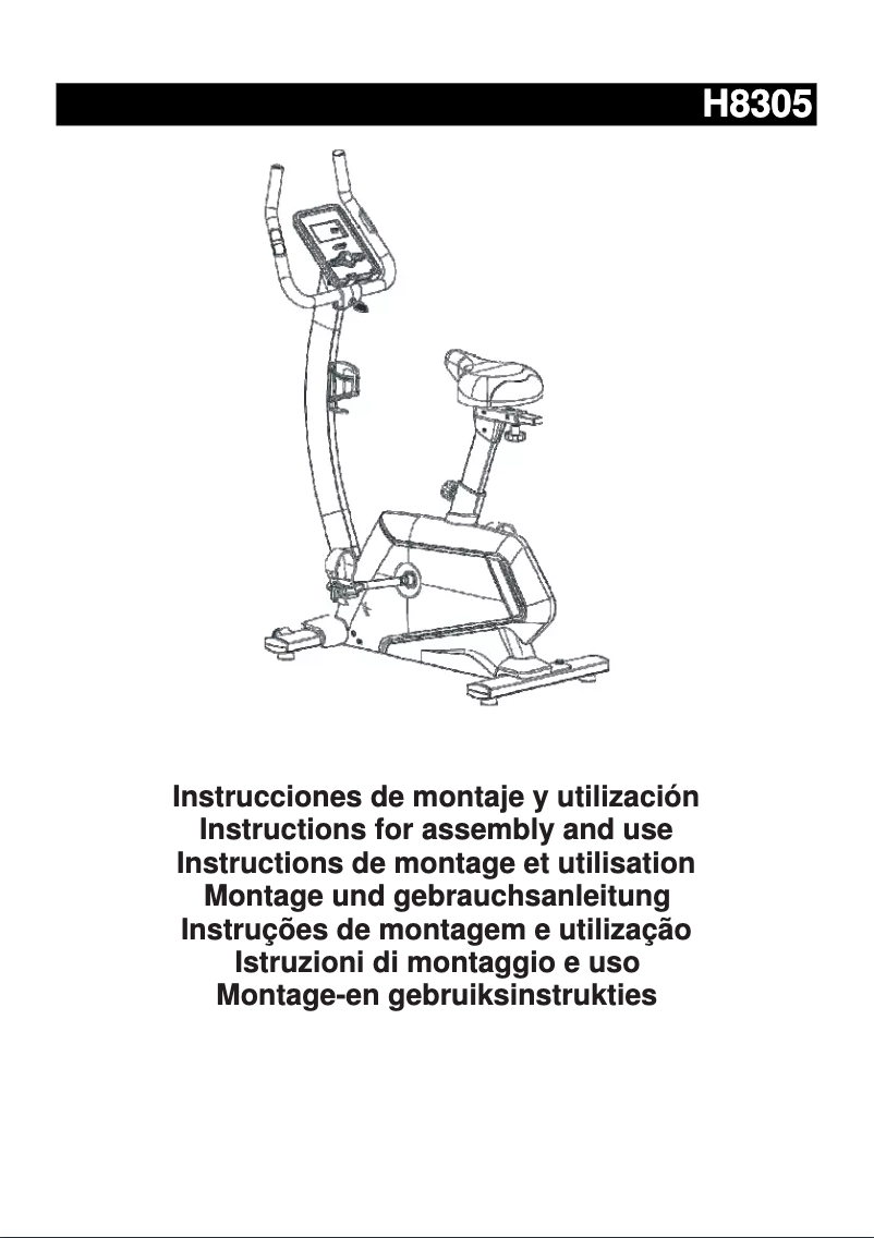 Imagen de la primera página del manual del dispositivo H8305