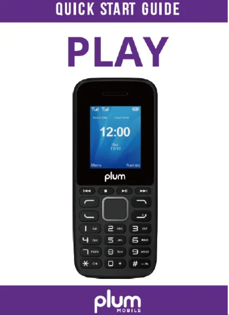 Imagen de la primera página del manual del dispositivo Play