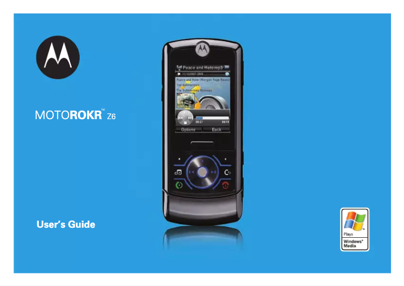 Imagen de la primera página del manual del dispositivo Z6