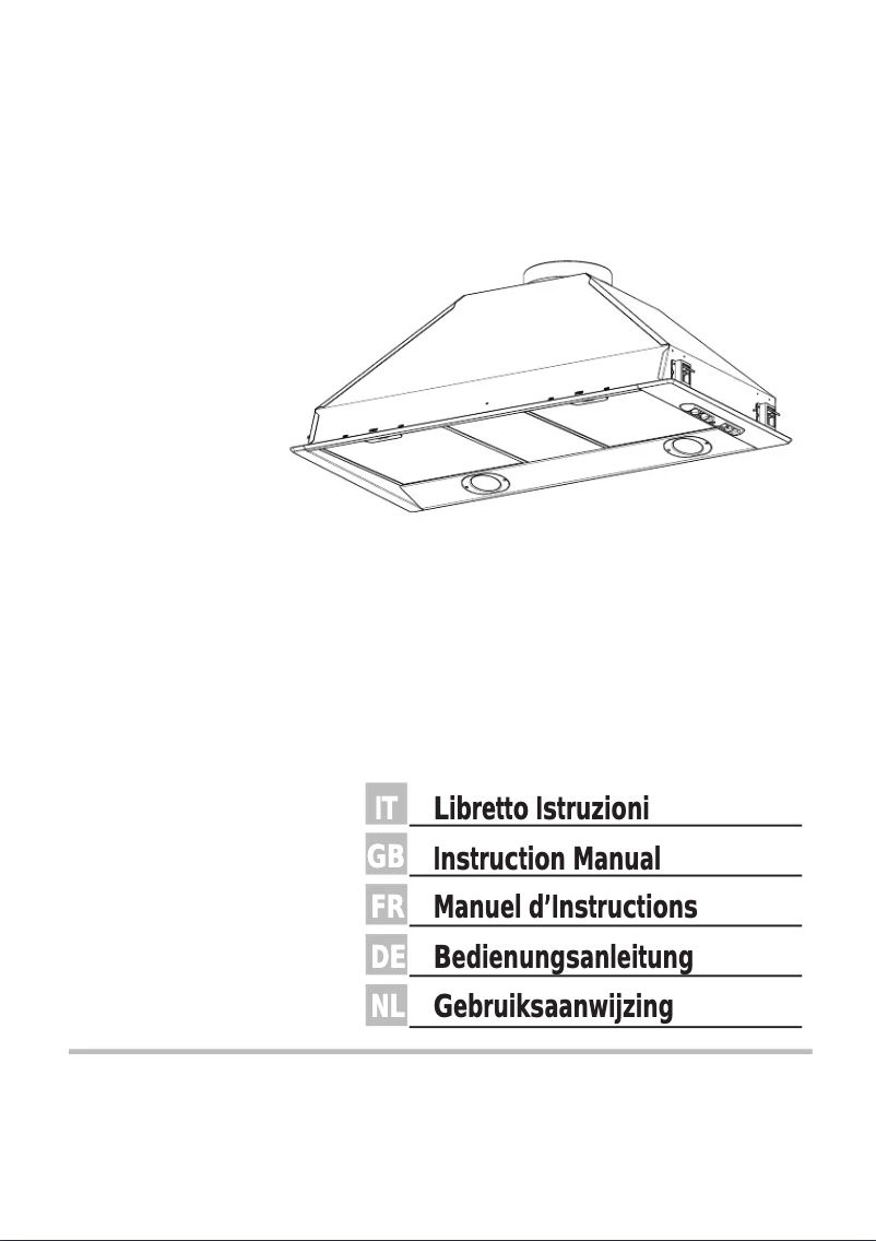 Imagen de la primera página del manual del dispositivo Integrated-hood