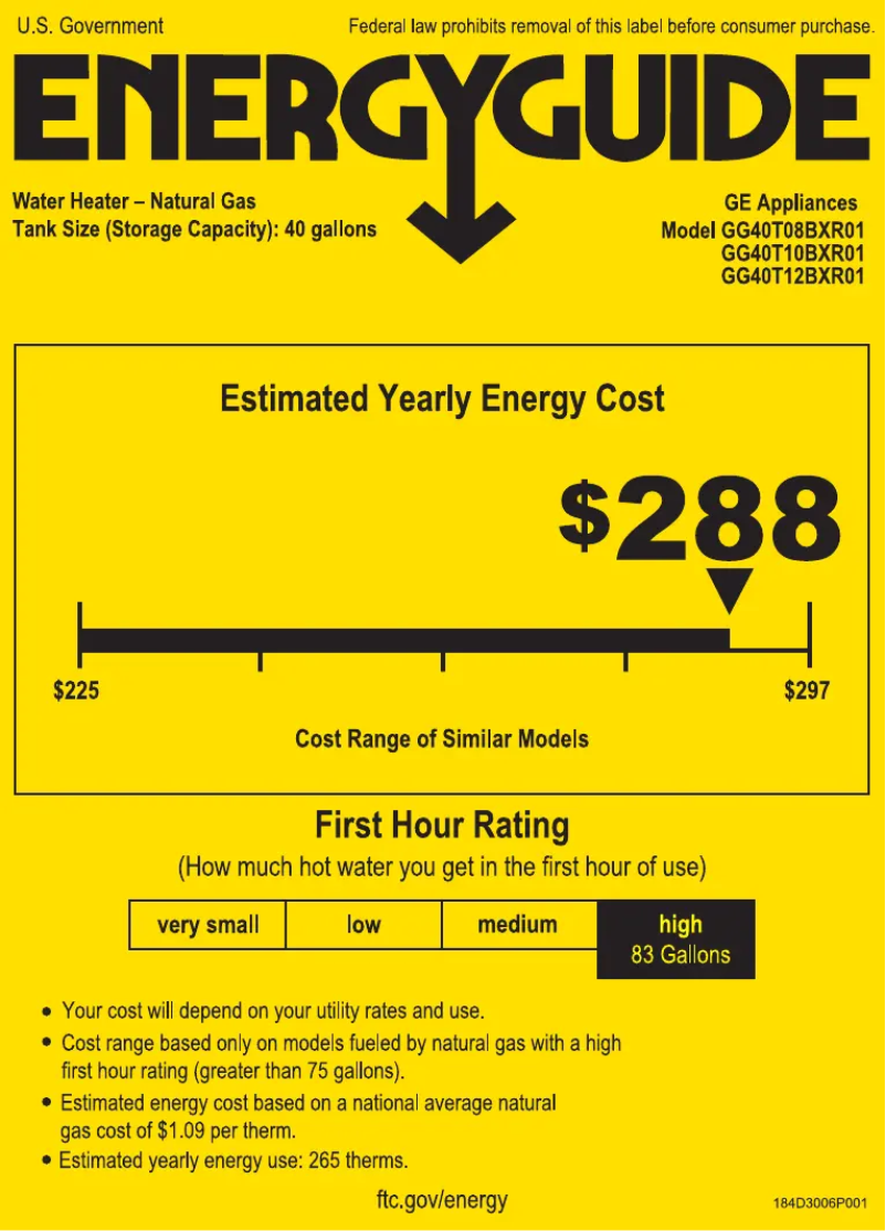 Imagen de la primera página del manual del dispositivo GG40T10BXR