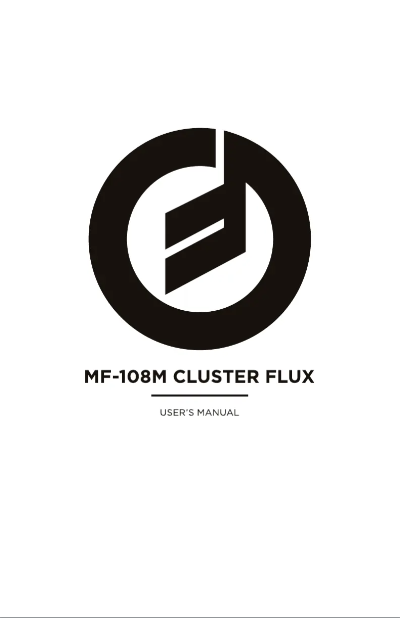 Página nº 1 - Manual de usuario Moog Cluster Flux MF-108M
