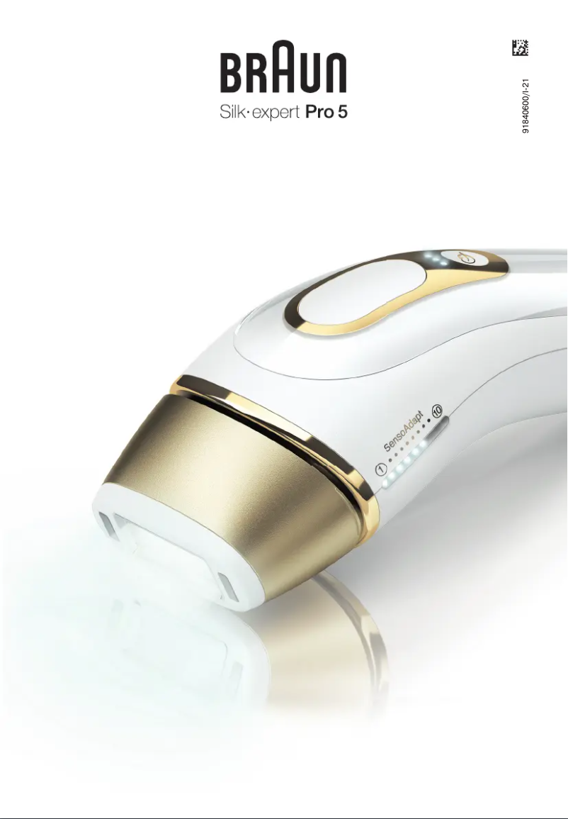 Página nº 1 - Manual de usuario Braun Silk-expert Pro 5 PL5356