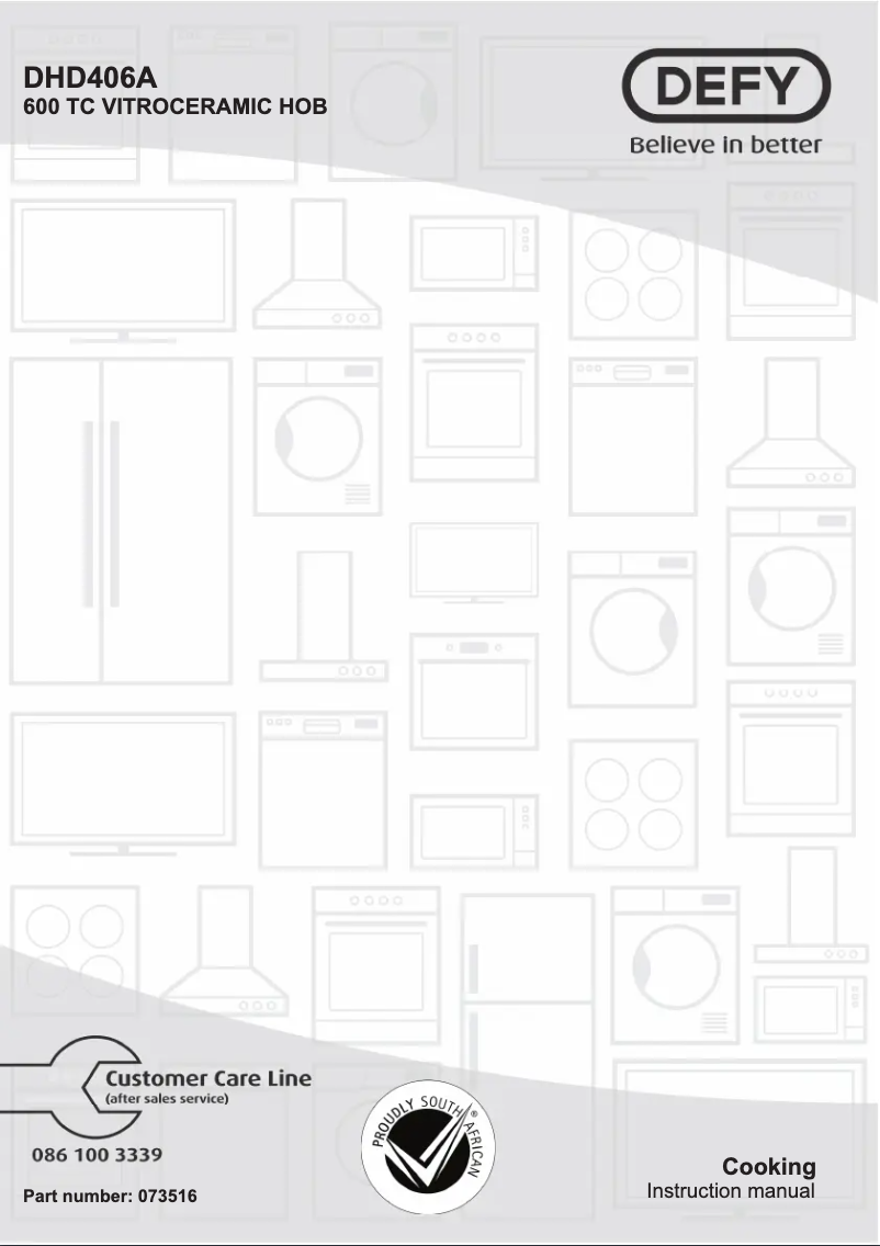 Imagen de la primera página del manual del dispositivo DHD406A