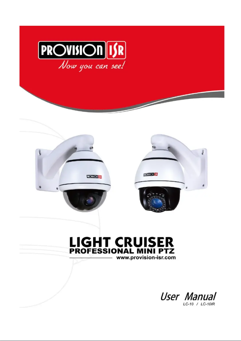 Página 1 del manual Manual de usuario Provision-ISR LC-10 IR