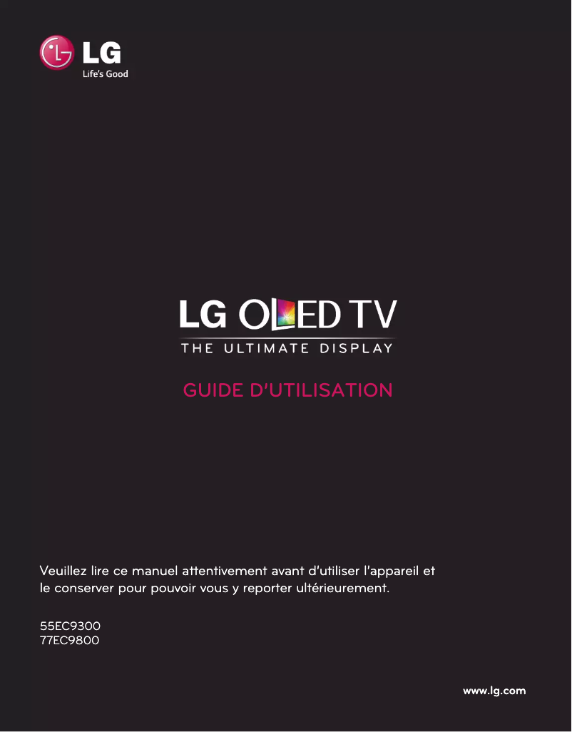 Imagen de la primera página del manual del dispositivo 55EC9300