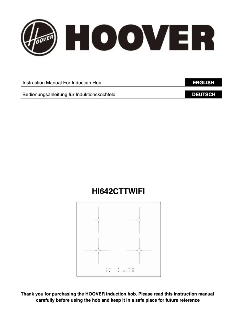 Página 1 del manual Manual de usuario Hoover HI642CTTWIFI