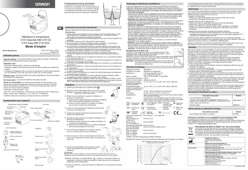 Imagen de la primera página del manual del dispositivo X101 Easy NE-C101-EO