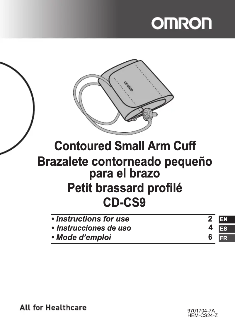 Imagen de la primera página del manual del dispositivo CD-CS9